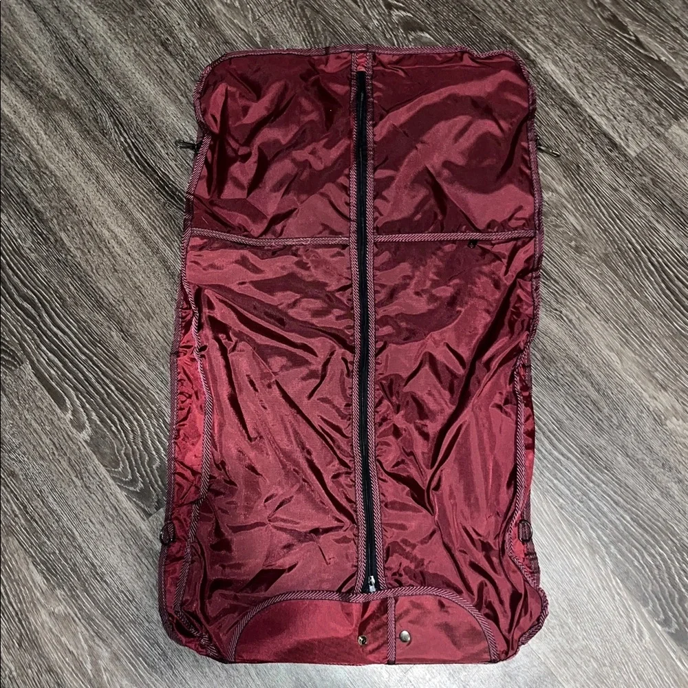 Pierre Cardin Burgundy Men's Travel Bag
